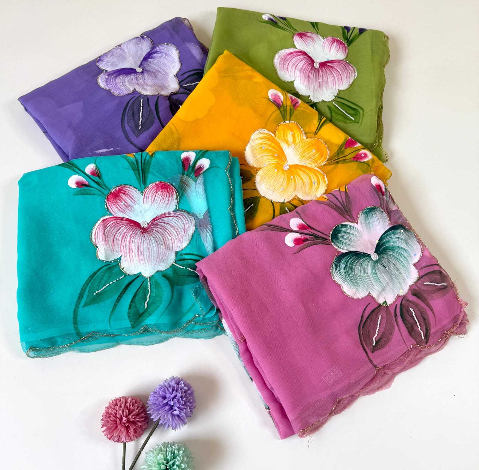 YNF Wholesale Pure Soft Shiffon Fancy Sarees  | Surat Manufacturer