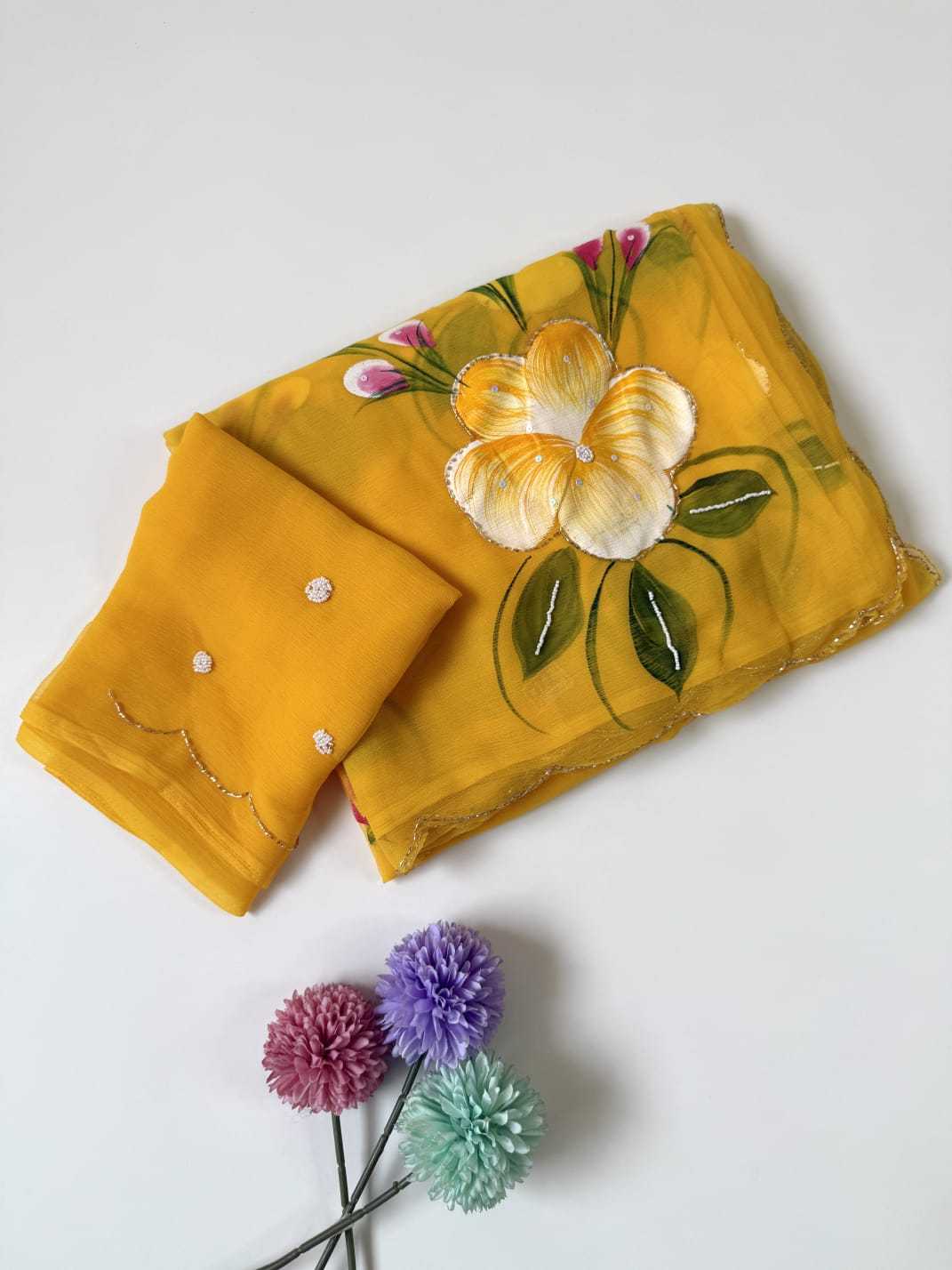 YNF Wholesale Pure Soft Shiffon Fancy Sarees  | Surat Manufacturer