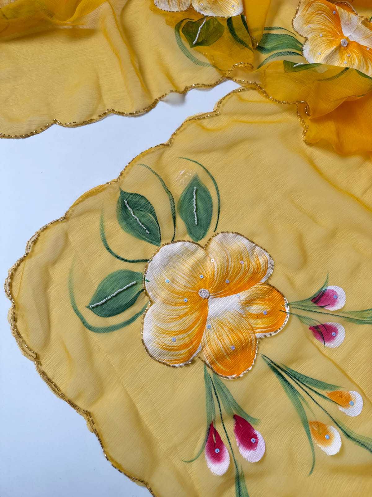YNF Wholesale Pure Soft Shiffon Fancy Sarees  | Surat Manufacturer