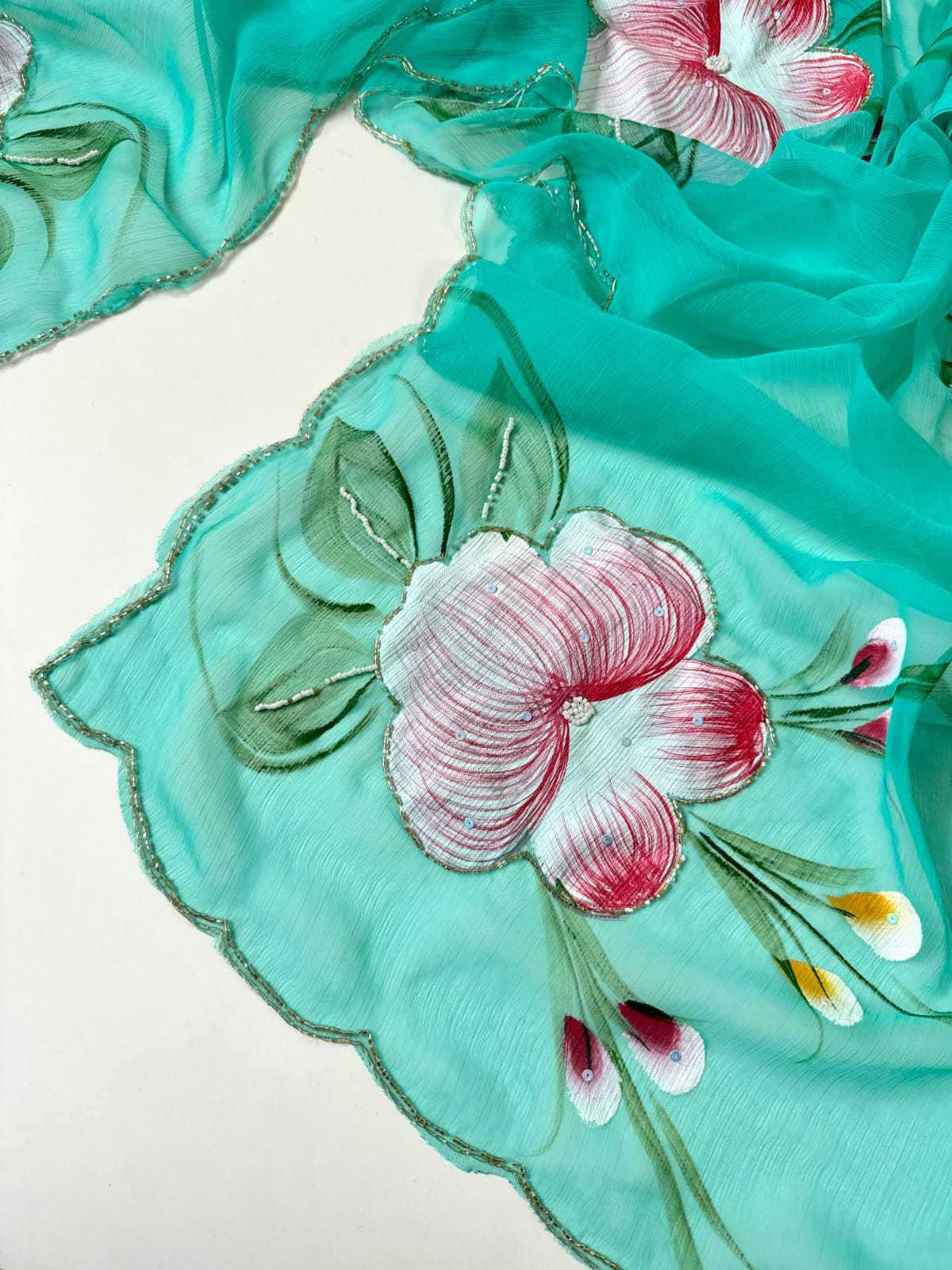 YNF Wholesale Pure Soft Shiffon Fancy Sarees  | Surat Manufacturer