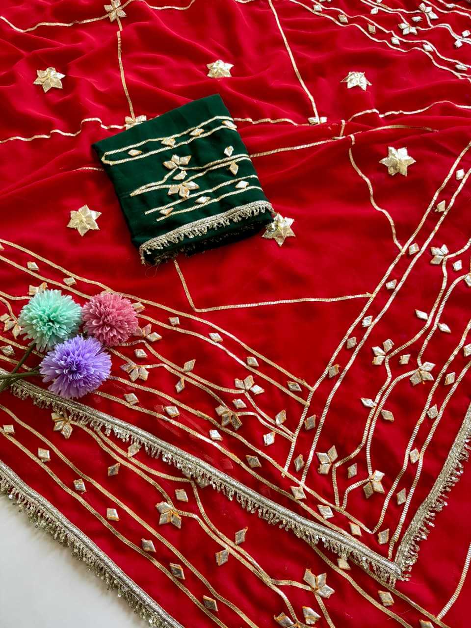 YNF Wholesale Georgette Fancy Sarees  | Surat Manufacturer