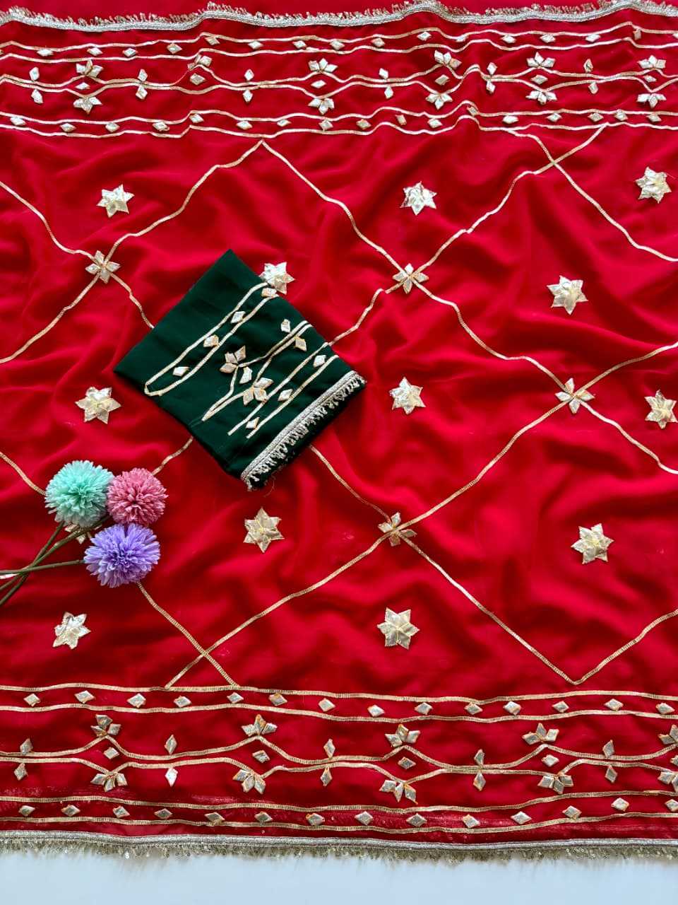 YNF Wholesale Georgette Fancy Sarees  | Surat Manufacturer