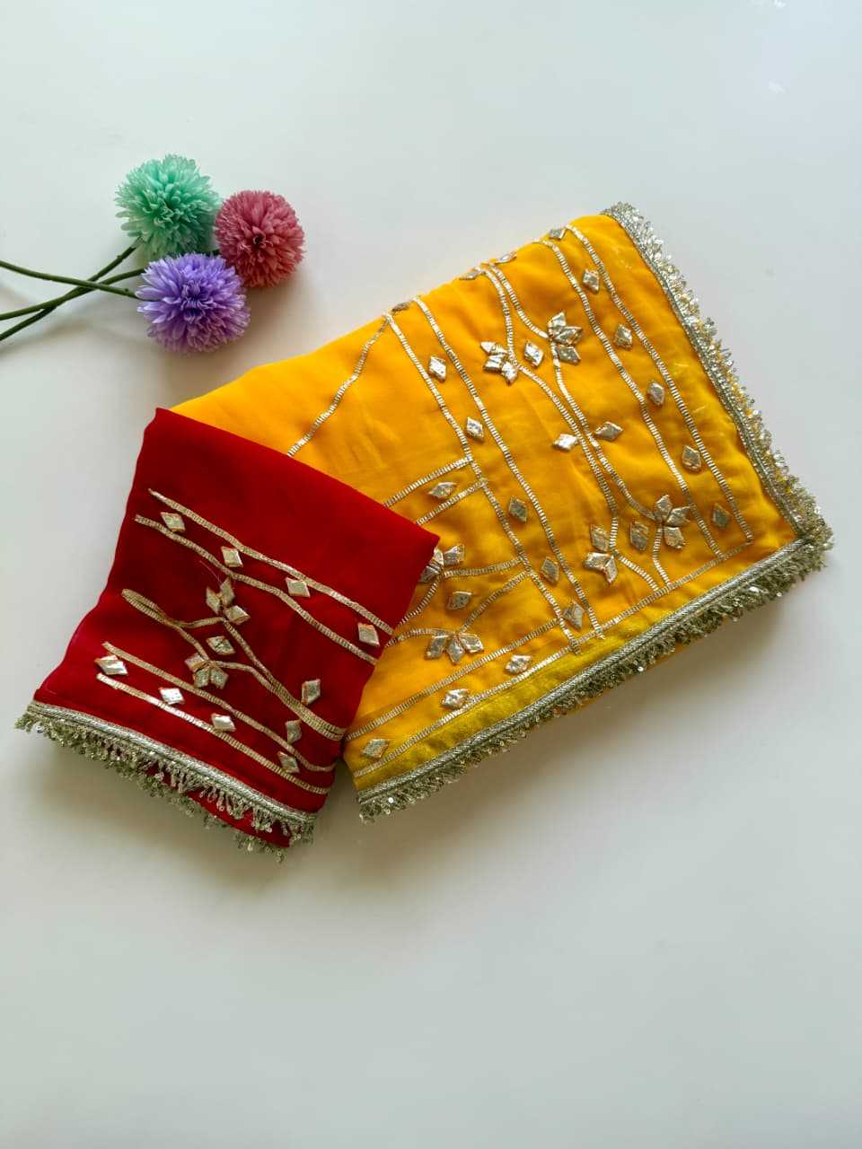 YNF Wholesale Georgette Fancy Sarees  | Surat Manufacturer