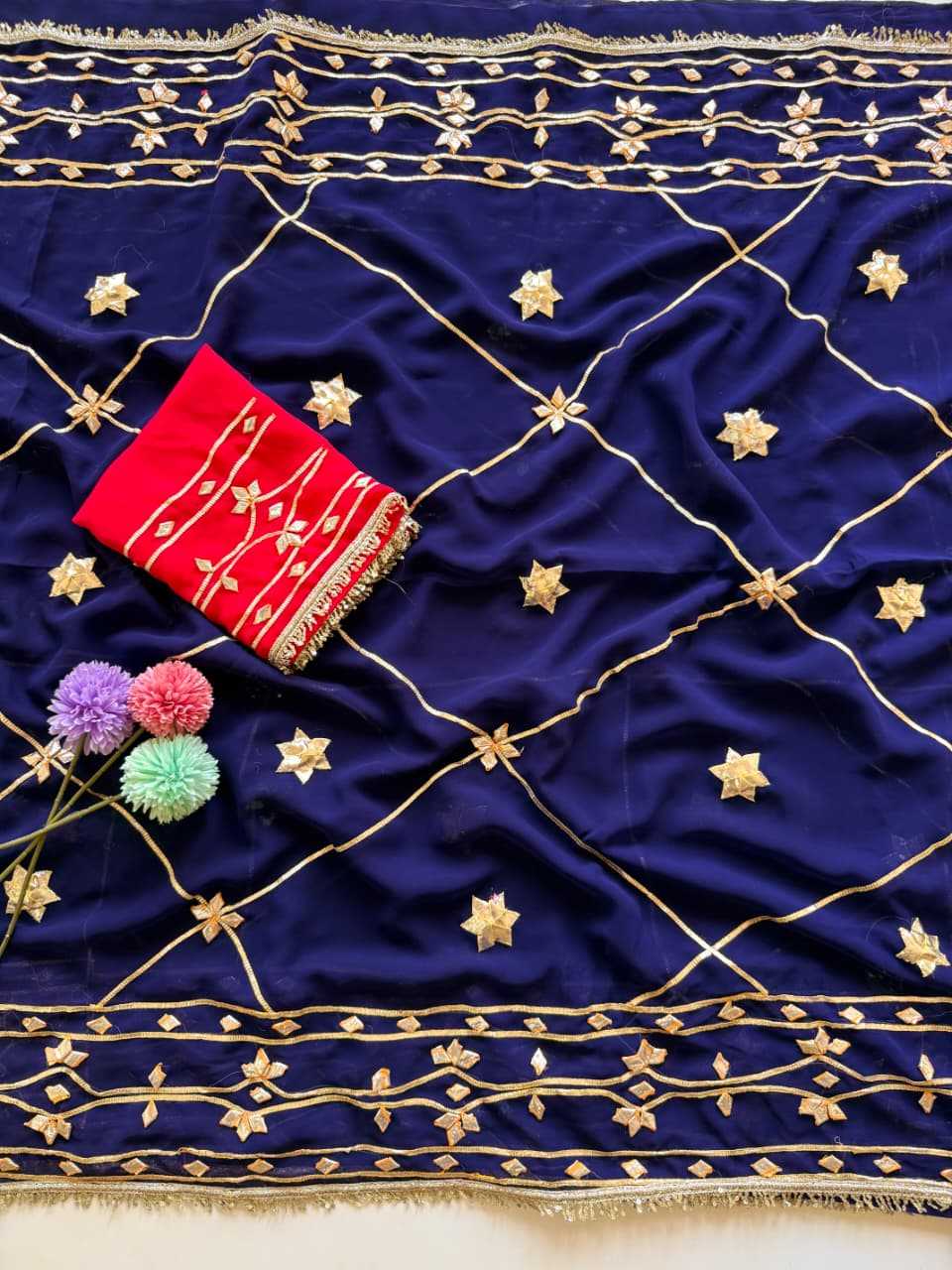 YNF Wholesale Georgette Fancy Sarees  | Surat Manufacturer