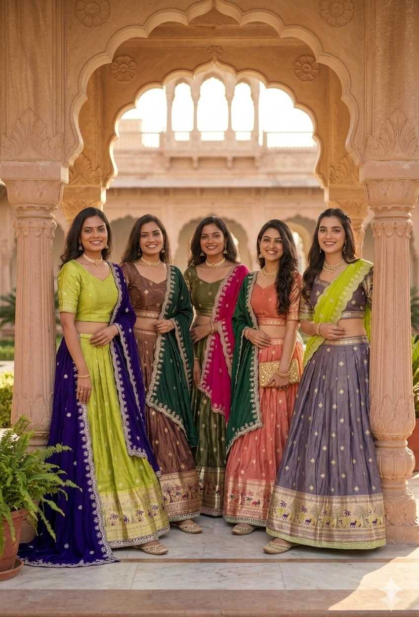 YNF Wholesale Shimmer Silk Designer Lehenga  | Surat Manufacturer