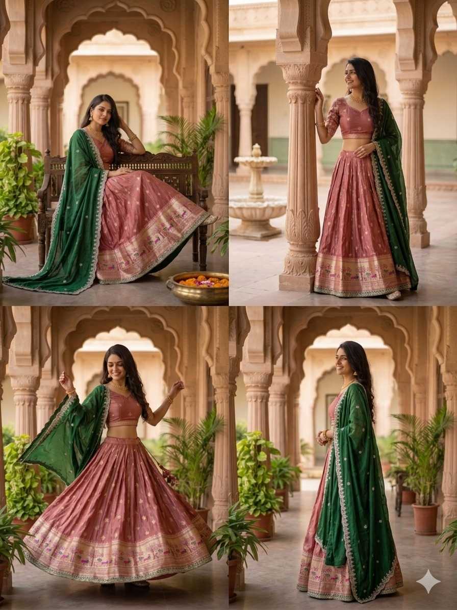 YNF Wholesale Shimmer Silk Designer Lehenga  | Surat Manufacturer