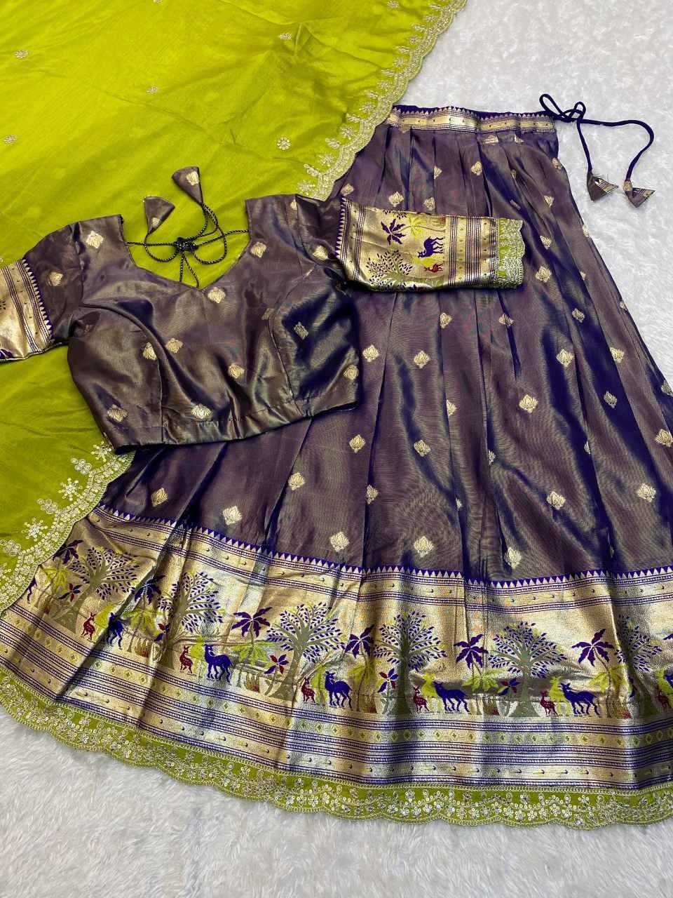 YNF Wholesale Shimmer Silk Designer Lehenga  | Surat Manufacturer