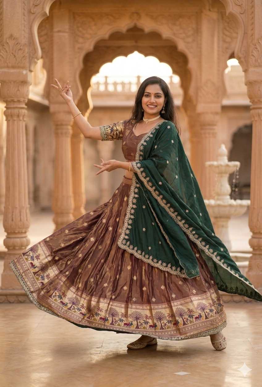 YNF Wholesale Shimmer Silk Designer Lehenga  | Surat Manufacturer