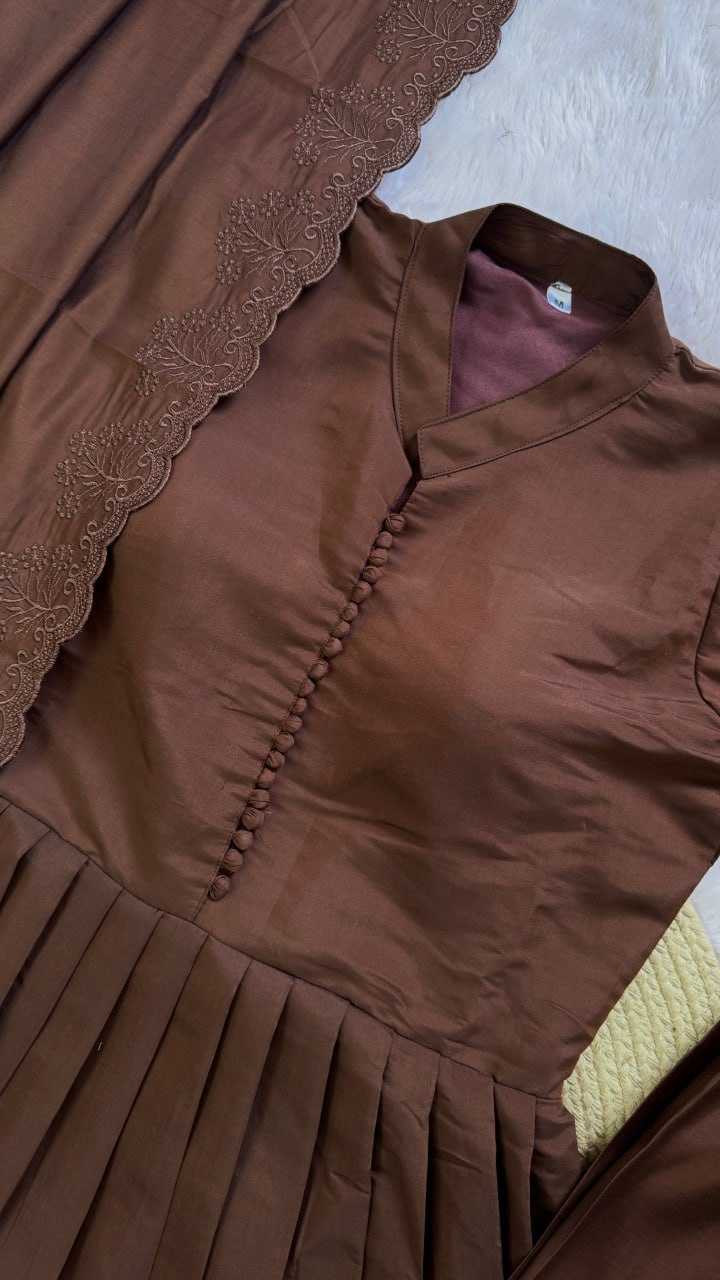 YNF Wholesale Heavy Roman Silk Party Gowns  | Surat Manufacturer
