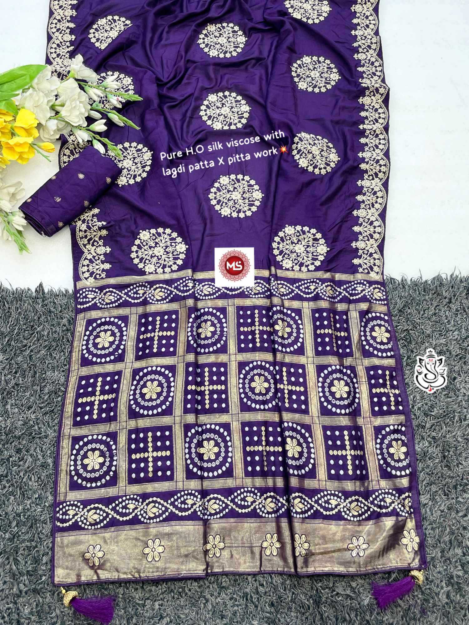 YNF Wholesale Pure Silk Brocade Sarees  | Surat Manufacturer
