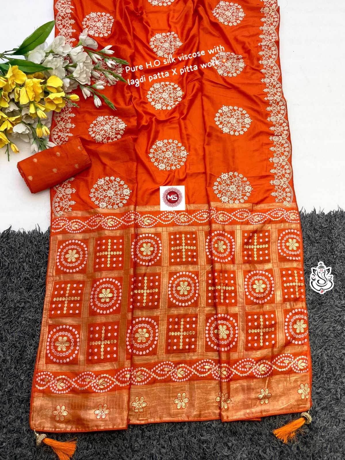 YNF Wholesale Pure Silk Brocade Sarees  | Surat Manufacturer