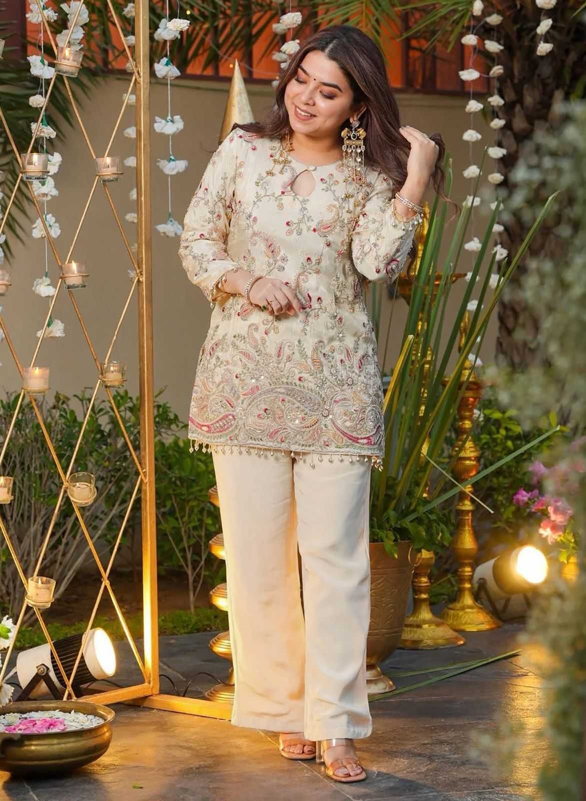 YNF Wholesale Crepe Silk Party Wear Kurtis  | Surat Manufacturer