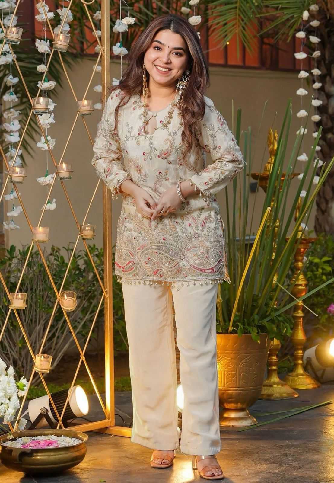 YNF Wholesale Crepe Silk Party Wear Kurtis  | Surat Manufacturer