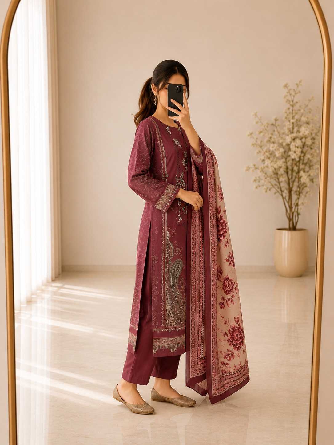 YNF Wholesale Cotton Printed Suits  | Surat Manufacturer