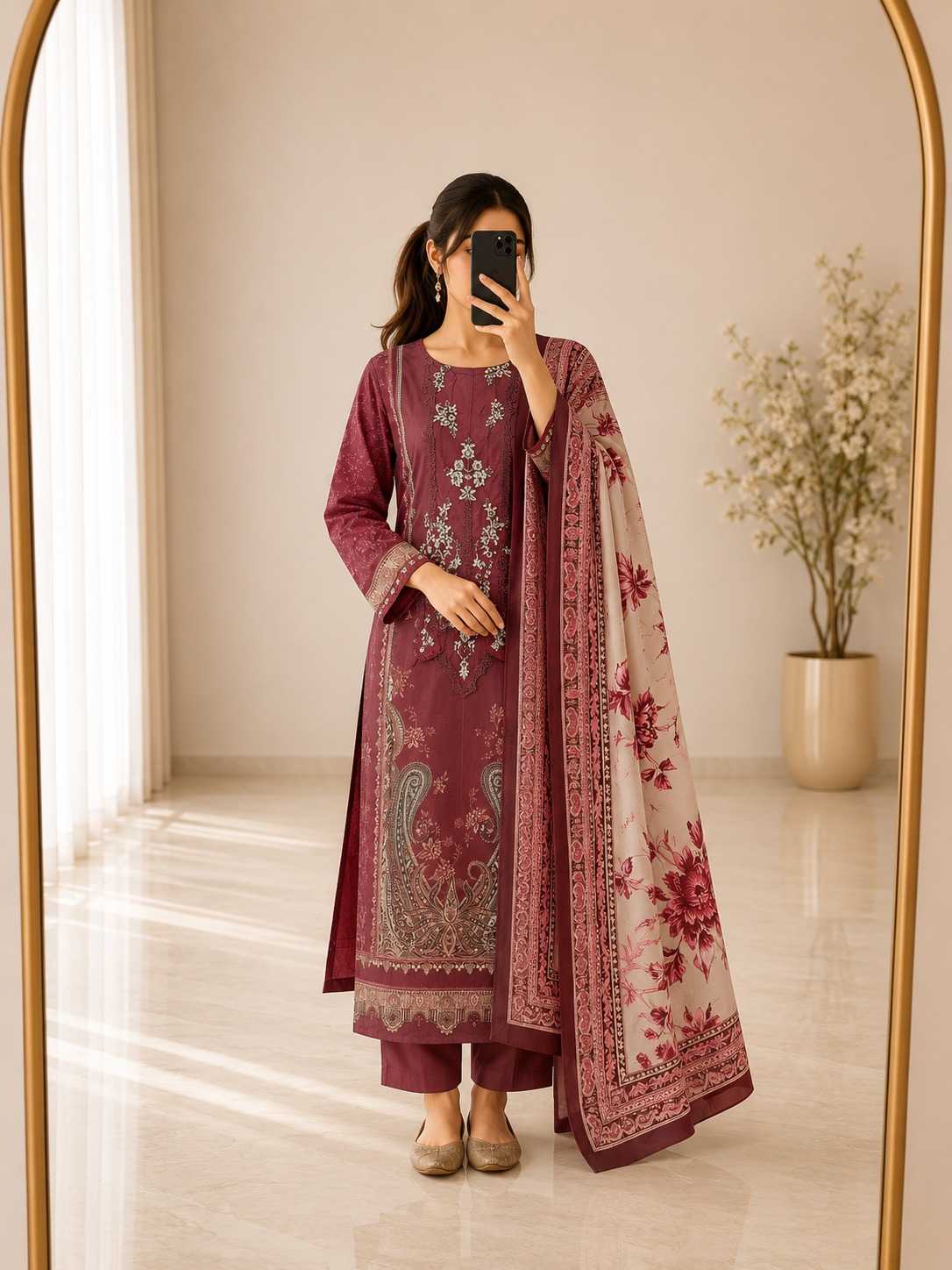 YNF Wholesale Cotton Printed Suits  | Surat Manufacturer