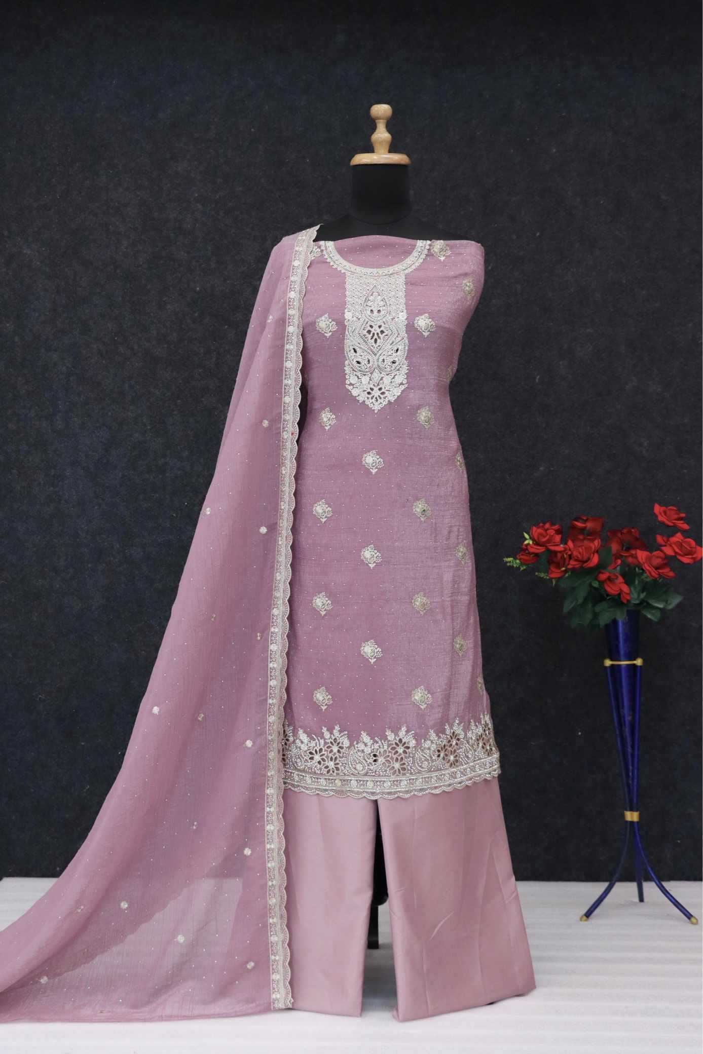 YNF Wholesale Crunchi Embroidery Suits  | Surat Manufacturer