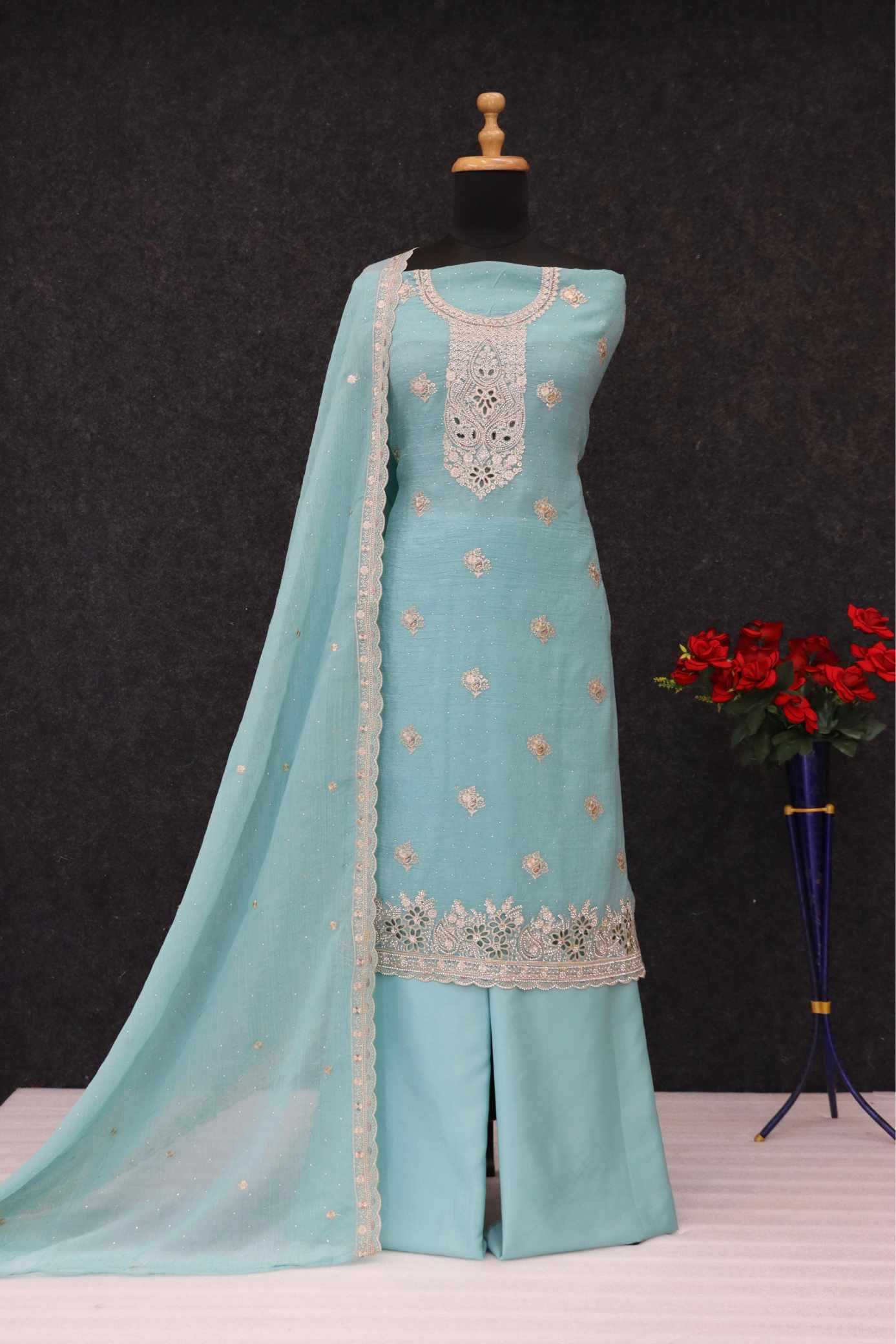 YNF Wholesale Crunchi Embroidery Suits  | Surat Manufacturer