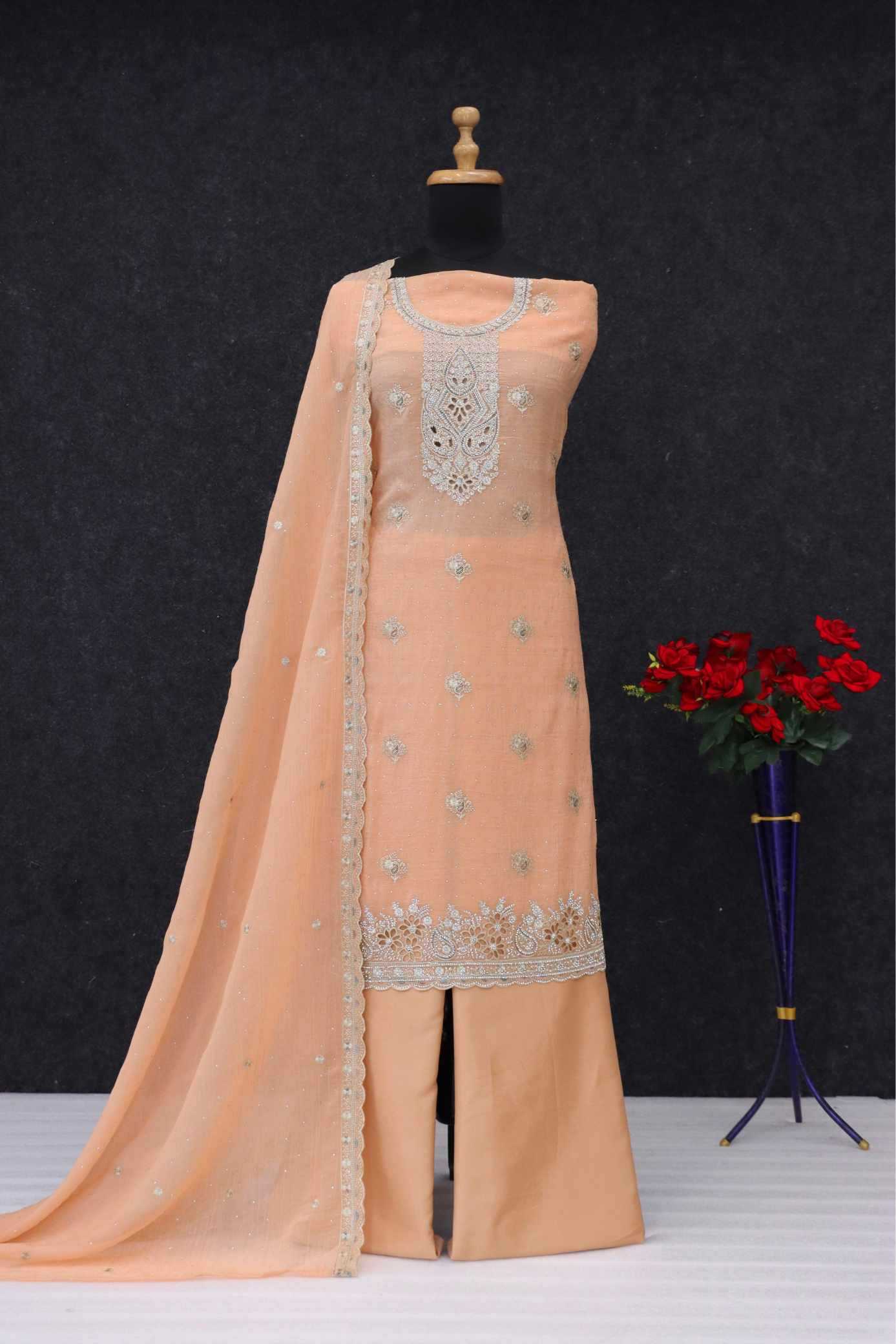 YNF Wholesale Crunchi Embroidery Suits  | Surat Manufacturer