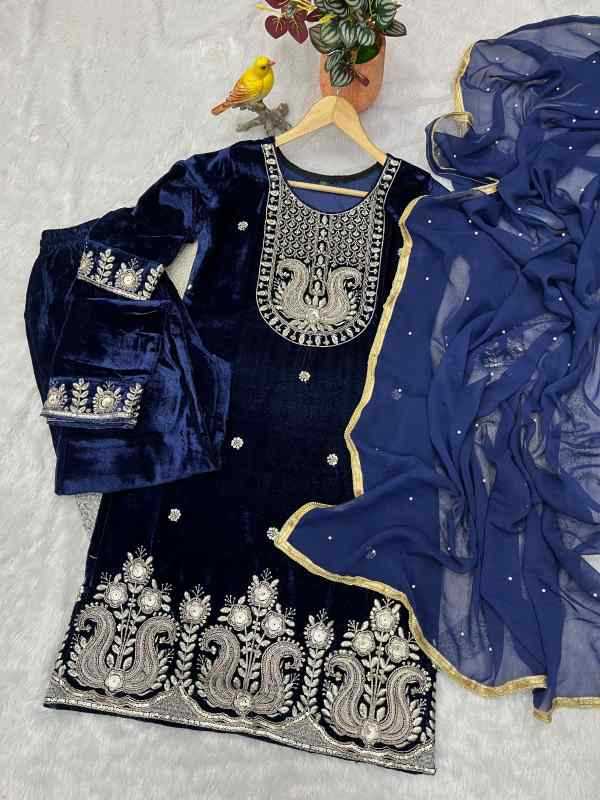 YNF Wholesale Velvet Velvet Suits  | Surat Manufacturer