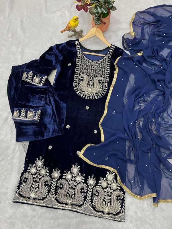 YNF Wholesale Velvet Velvet Suits  | Surat Manufacturer