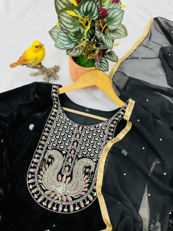 YNF Wholesale Velvet Velvet Suits  | Surat Manufacturer