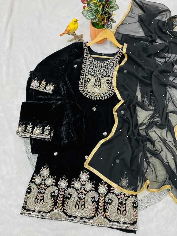 YNF Wholesale Velvet Velvet Suits  | Surat Manufacturer