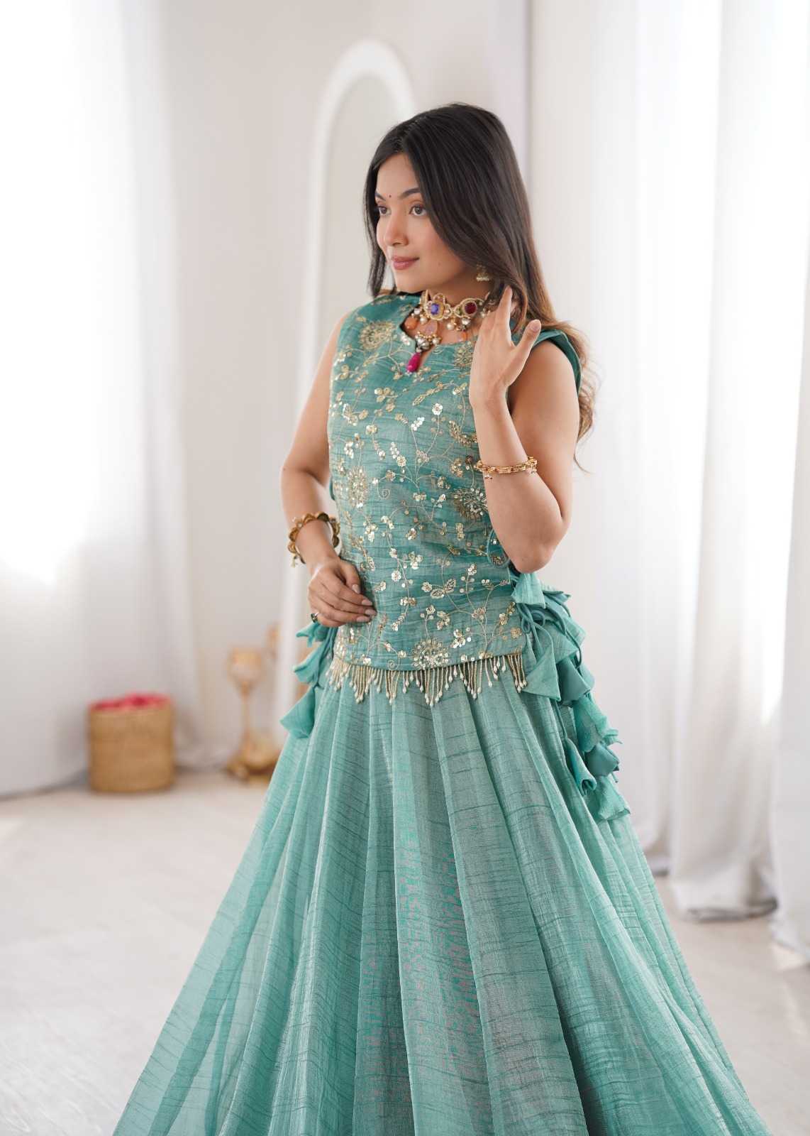 YNF Wholesale Crunchi Designer Lehenga  | Surat Manufacturer