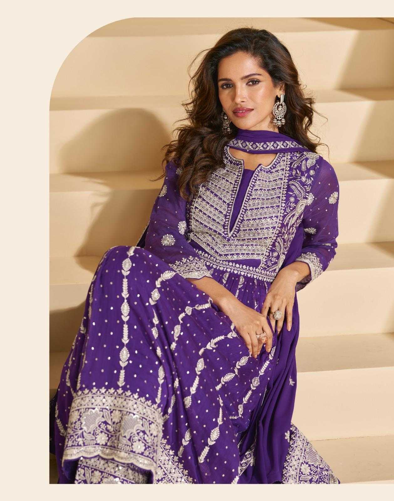YNF Wholesale Georgette Embroidery Suits  | Surat Manufacturer