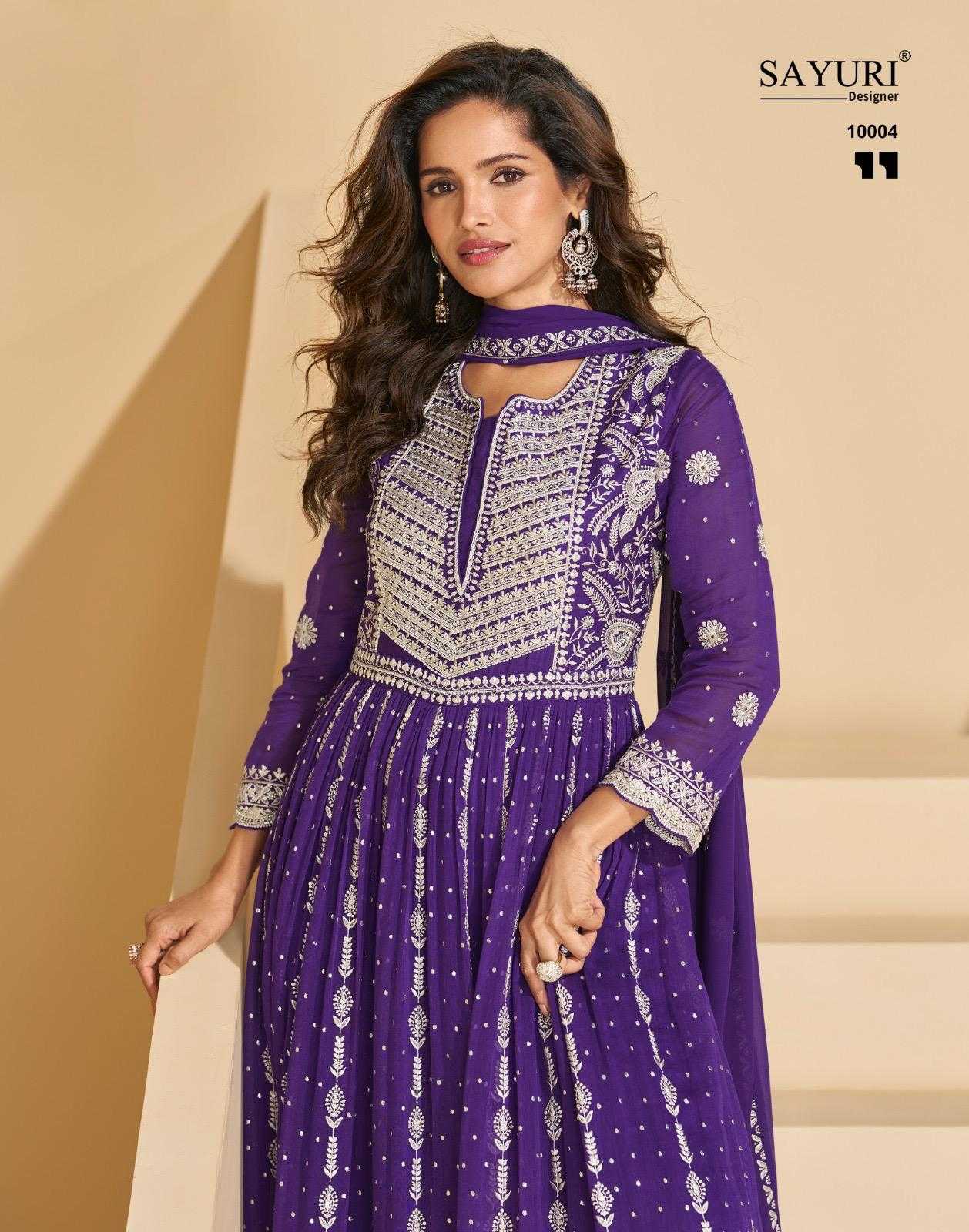 YNF Wholesale Georgette Embroidery Suits  | Surat Manufacturer