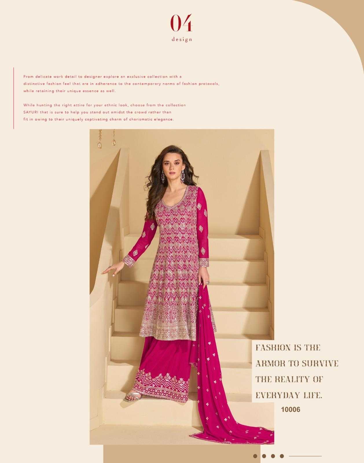 YNF Wholesale Georgette Embroidery Suits  | Surat Manufacturer