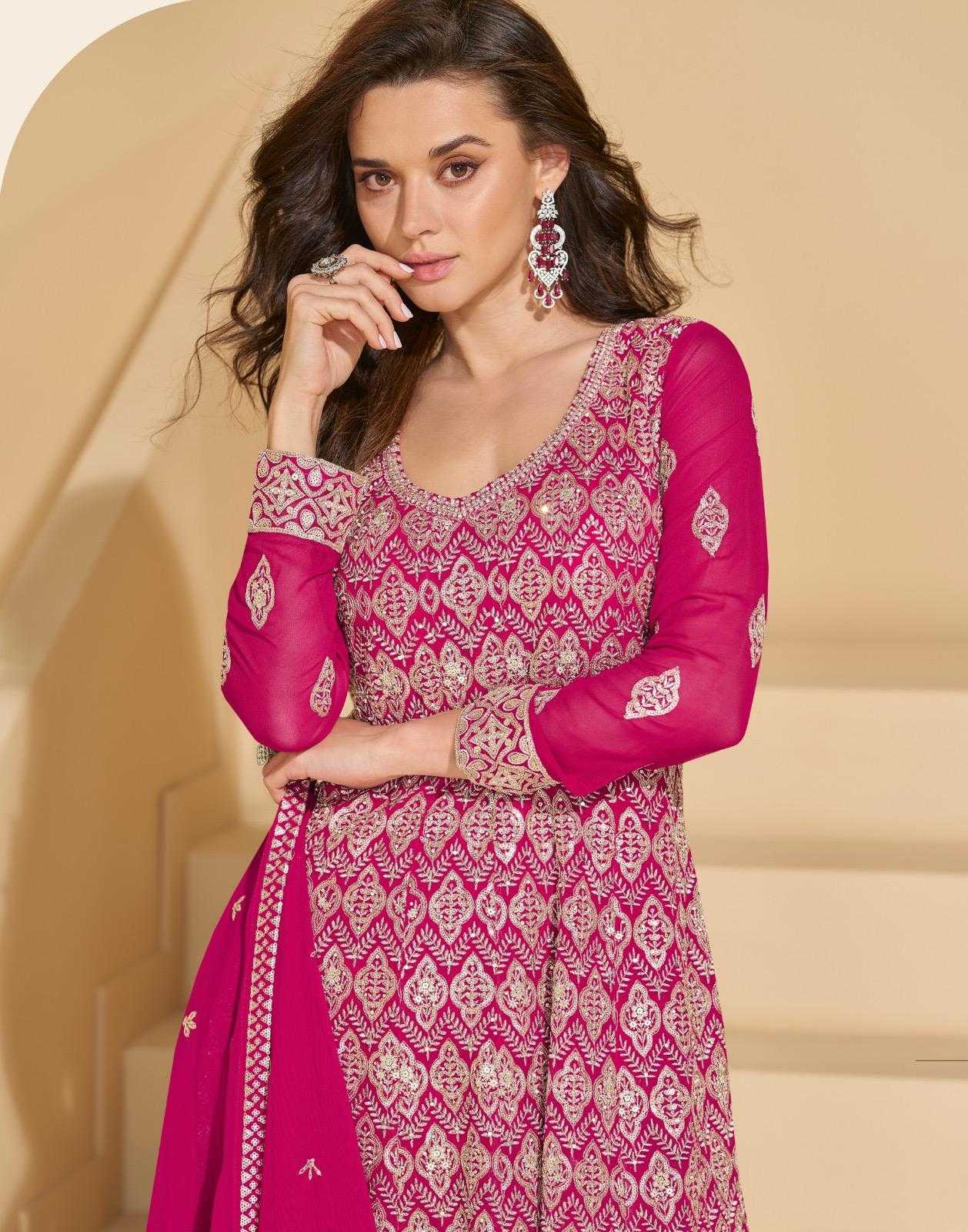 YNF Wholesale Georgette Embroidery Suits  | Surat Manufacturer
