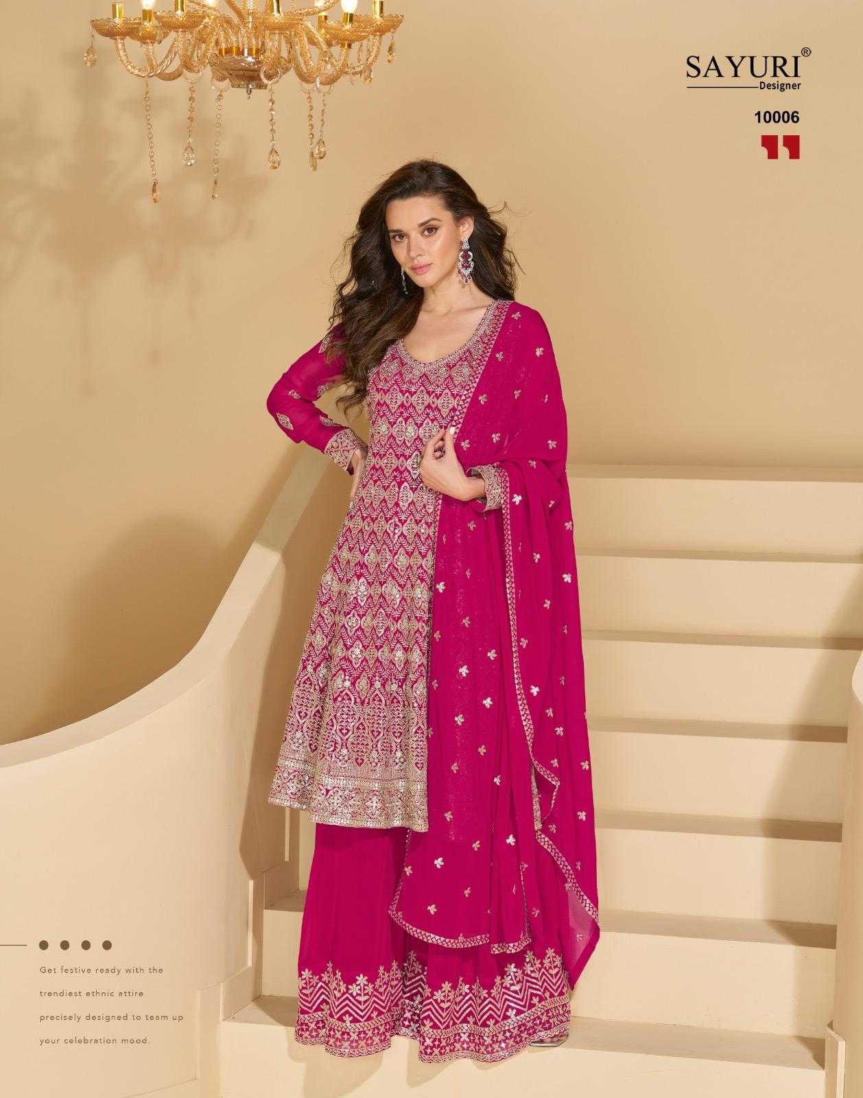 YNF Wholesale Georgette Embroidery Suits  | Surat Manufacturer