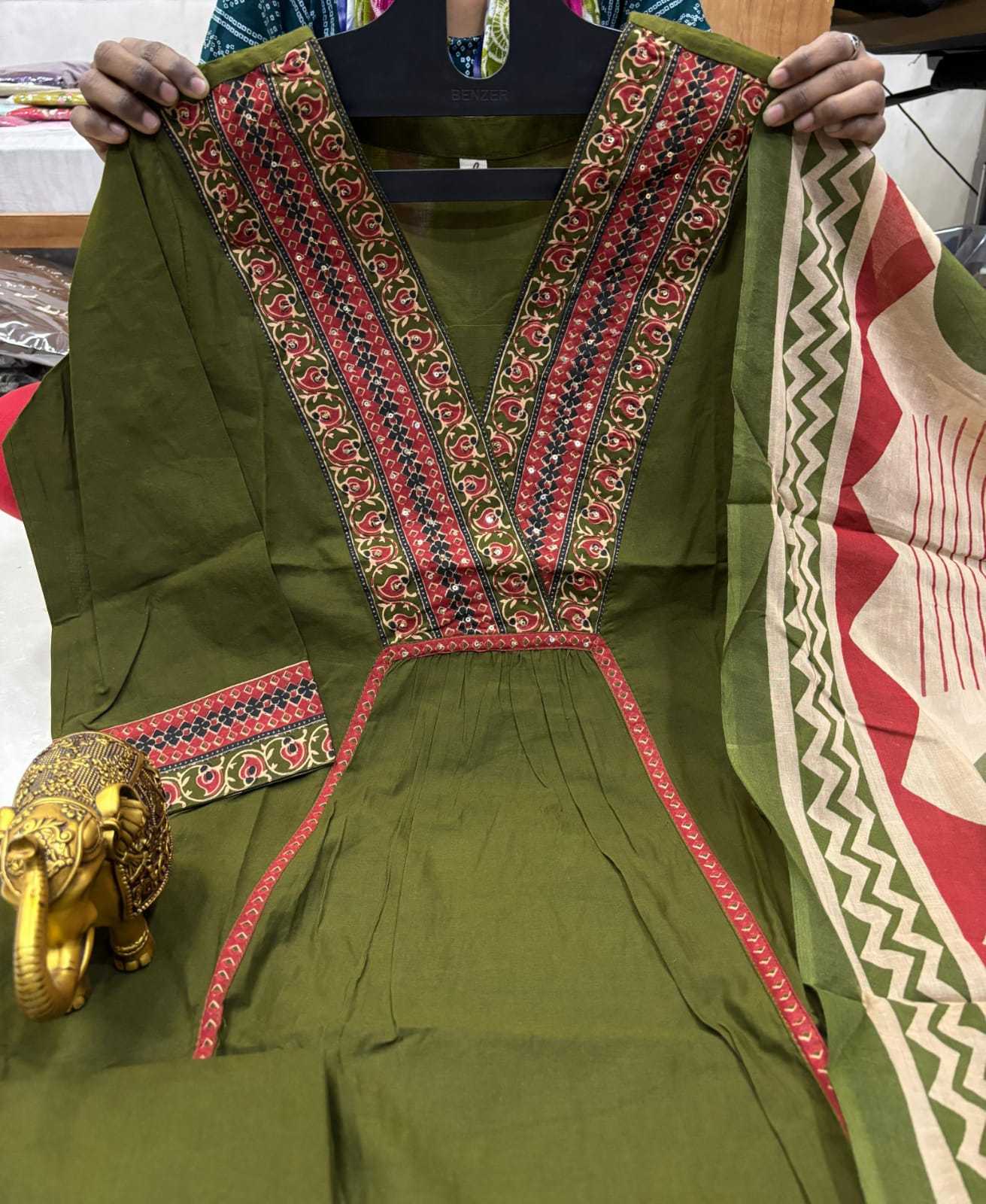 YNF Wholesale Cotton Designer Kurtis  | Surat Manufacturer