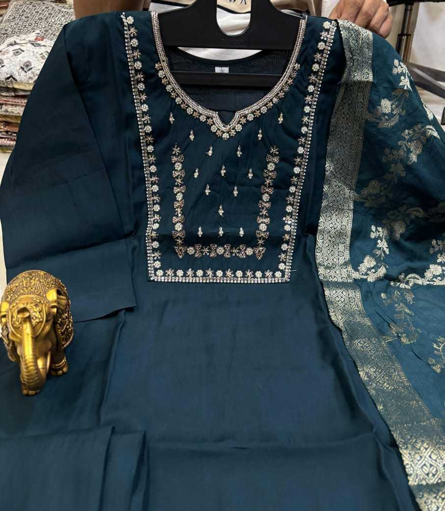 YNF Wholesale Heavy Roman Silk Designer Kurtis  | Surat Manufacturer