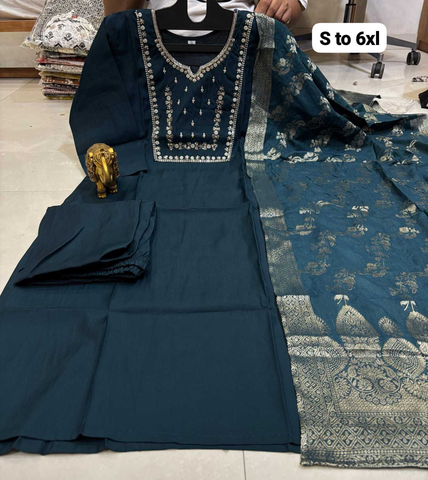 YNF Wholesale Heavy Roman Silk Designer Kurtis  | Surat Manufacturer