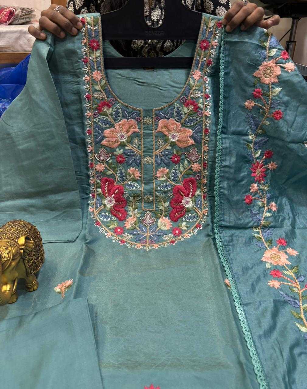 YNF Wholesale Chanderi Soft Long Kurtis  | Surat Manufacturer