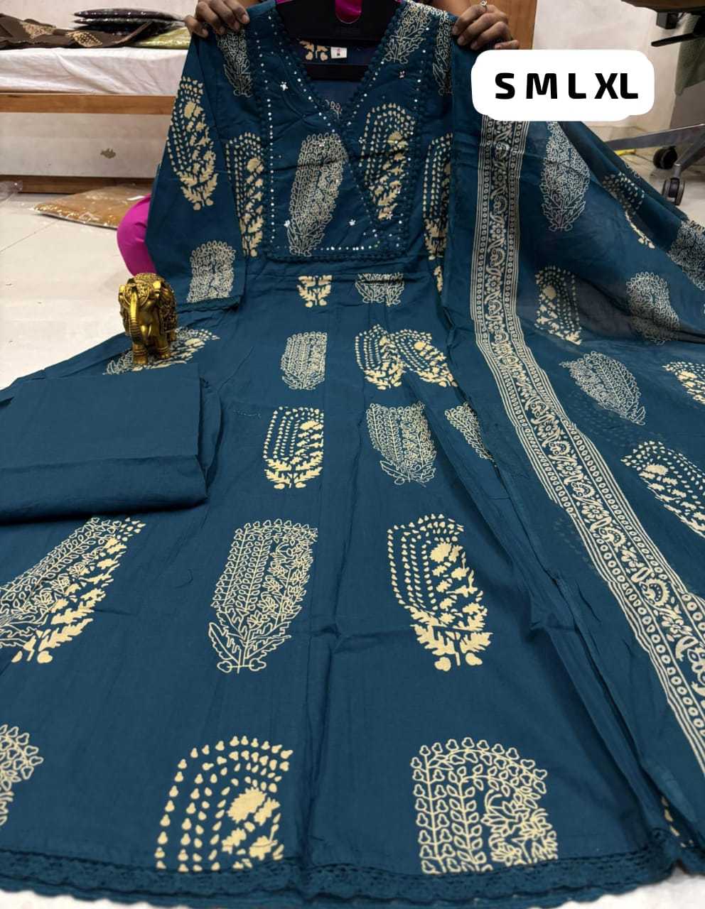 YNF Wholesale Cotton Anarkali Kurtis  | Surat Manufacturer