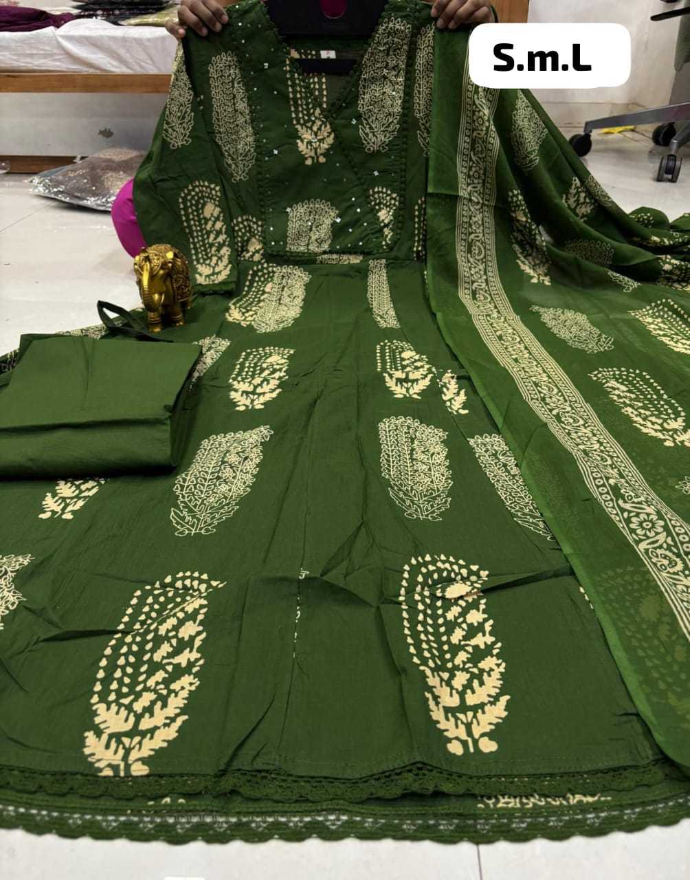 YNF Wholesale Cotton Anarkali Kurtis  | Surat Manufacturer