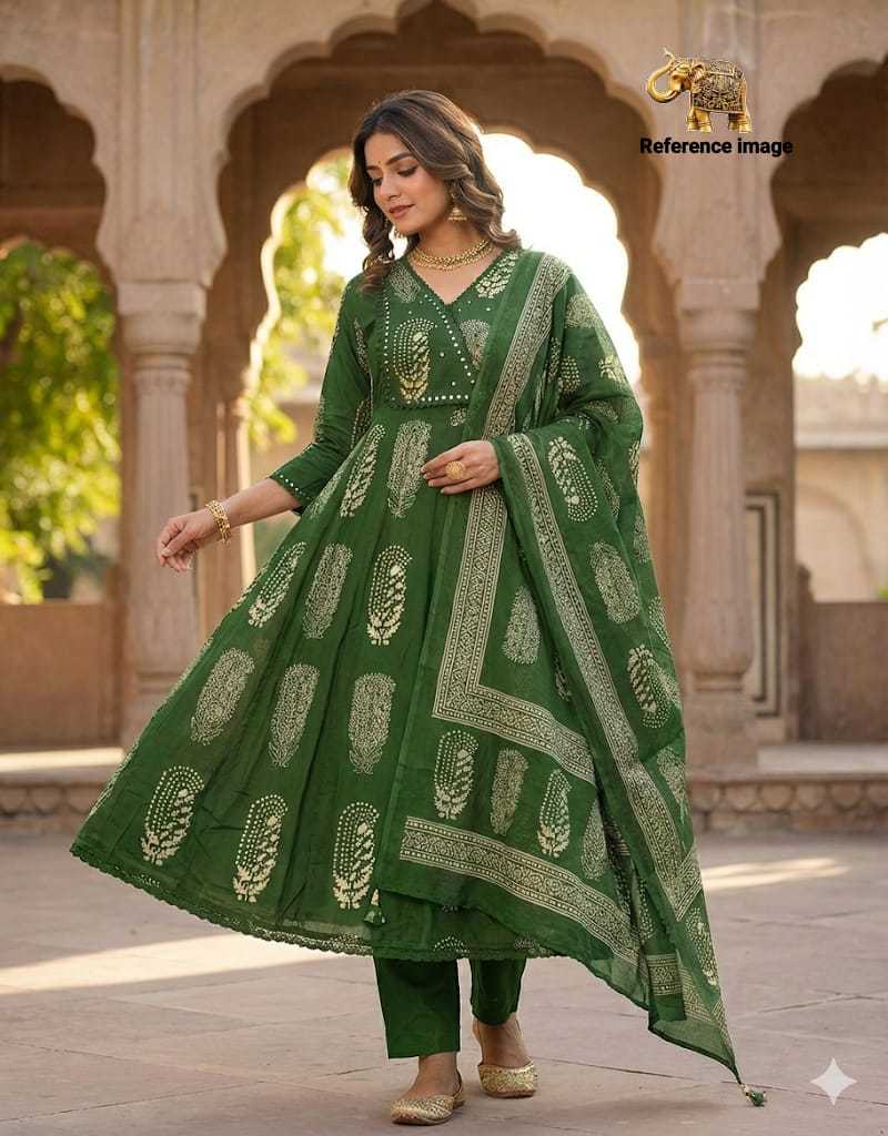 YNF Wholesale Cotton Anarkali Kurtis  | Surat Manufacturer