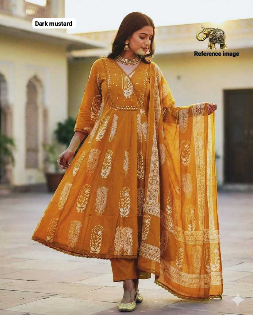 YNF Wholesale Cotton Anarkali Kurtis  | Surat Manufacturer
