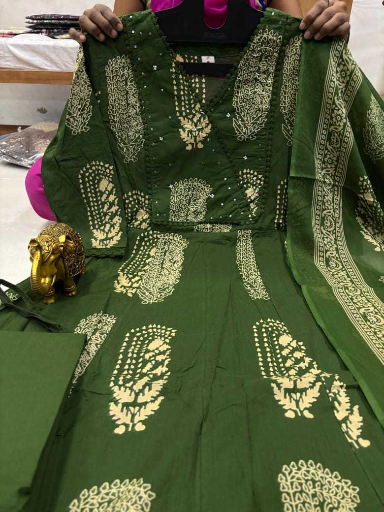 YNF Wholesale Cotton Anarkali Kurtis  | Surat Manufacturer