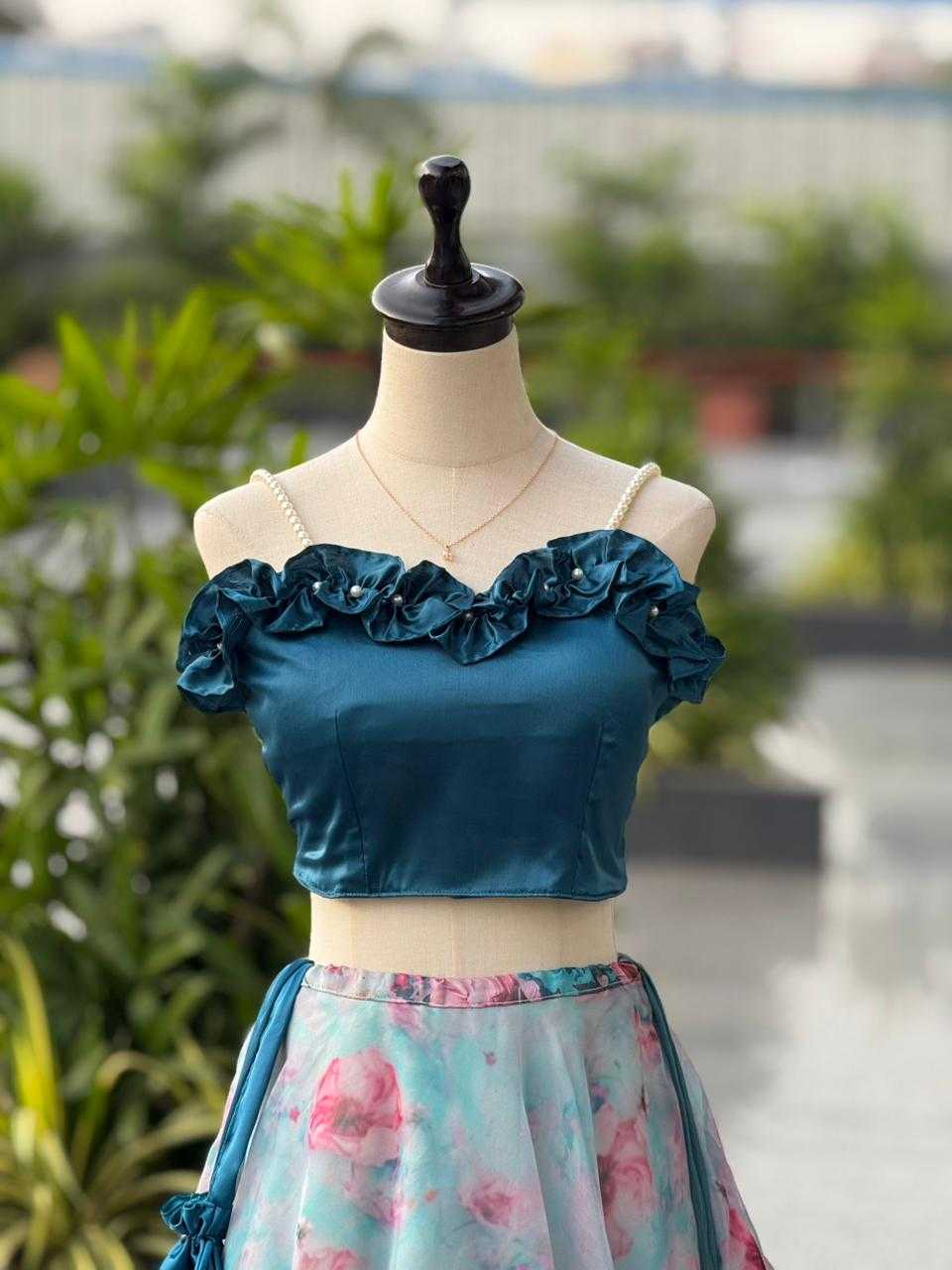 YNF Wholesale Organza Silk Designer Lehenga  | Surat Manufacturer