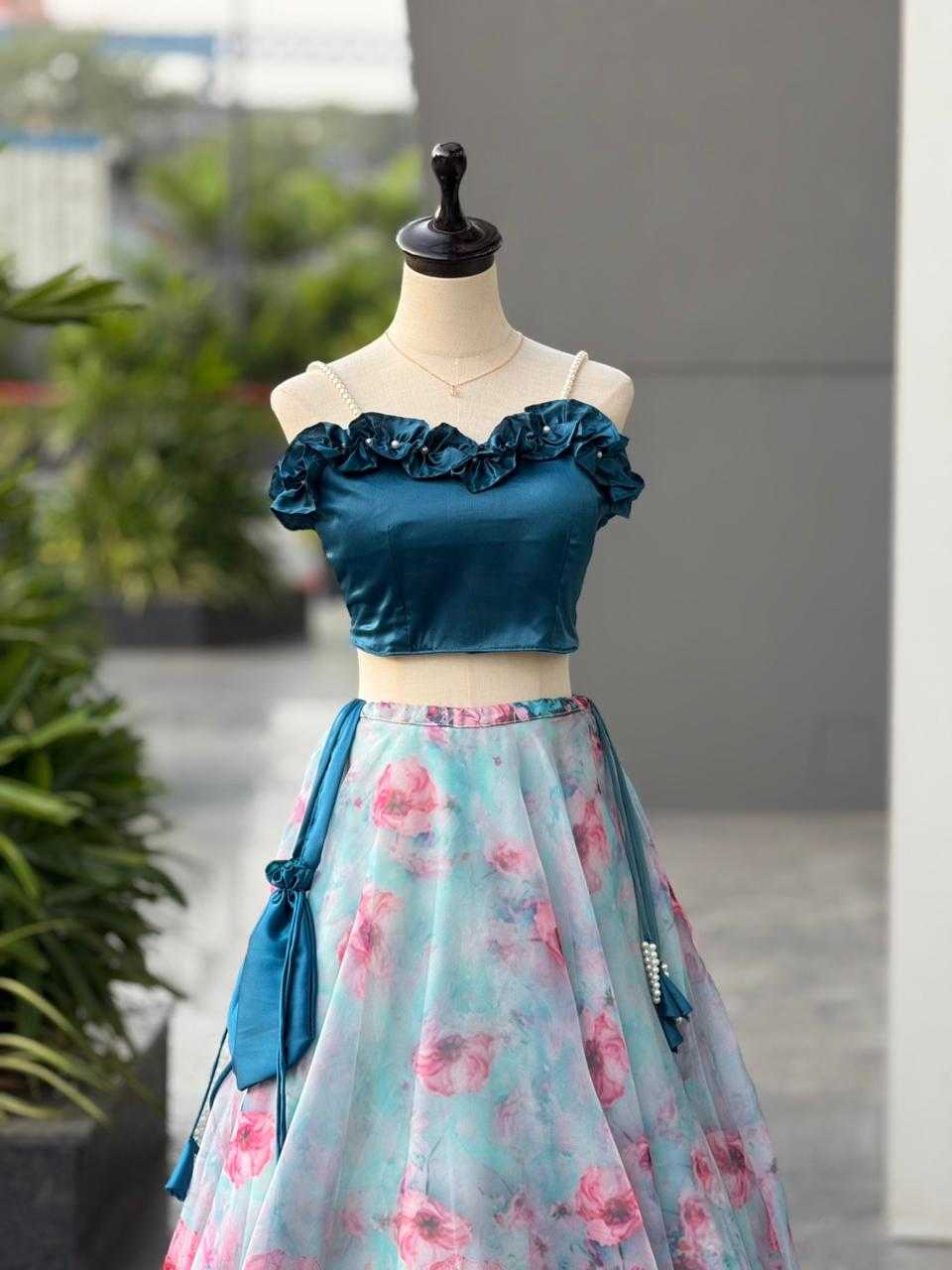 YNF Wholesale Organza Silk Designer Lehenga  | Surat Manufacturer