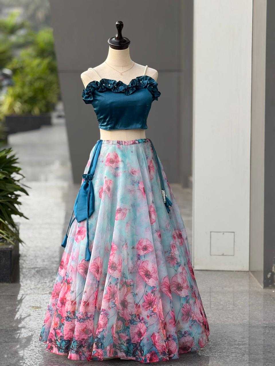 YNF Wholesale Organza Silk Designer Lehenga  | Surat Manufacturer