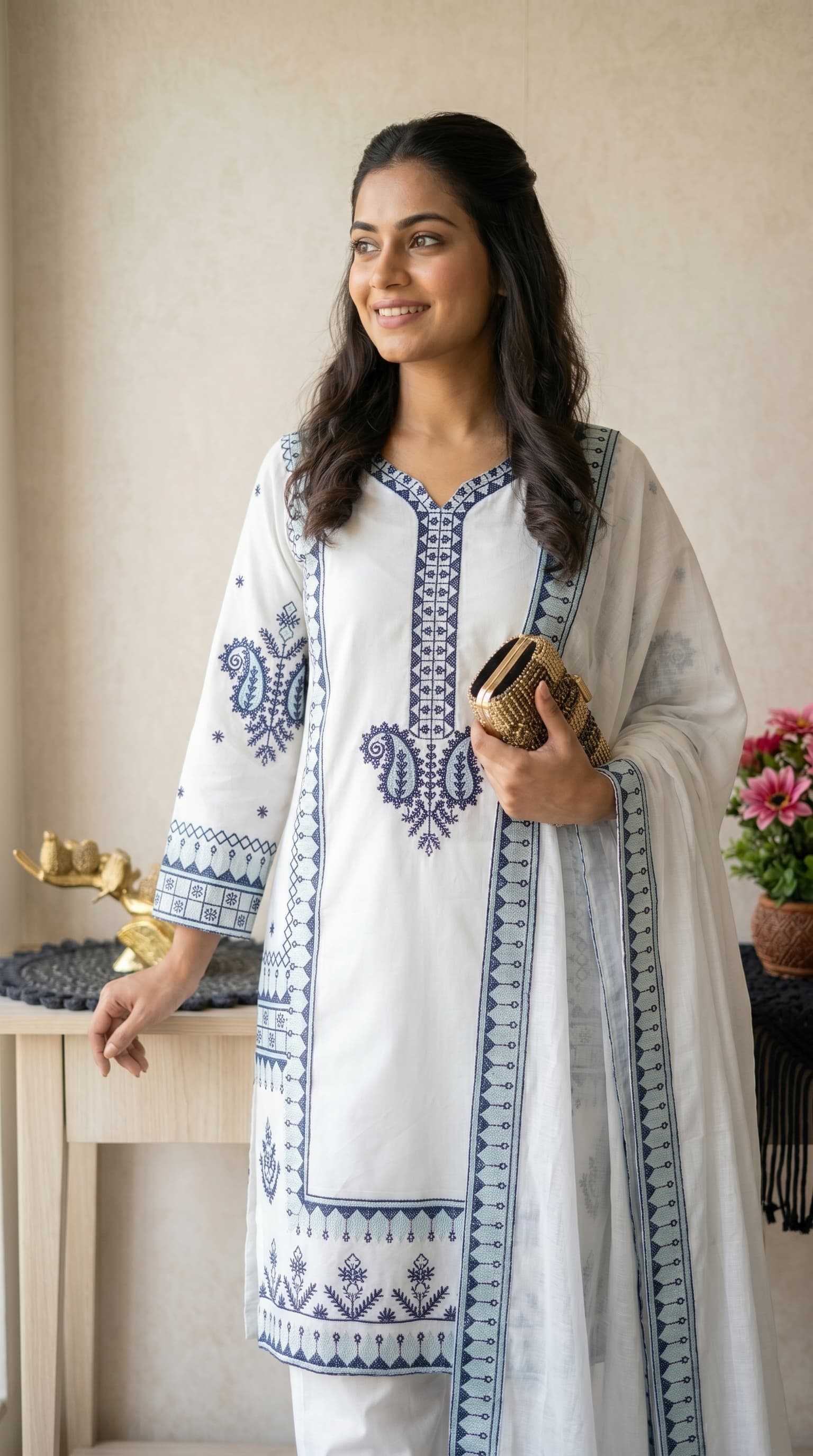 YNF Wholesale Pure Rayon Embroidery Suits  | Surat Manufacturer