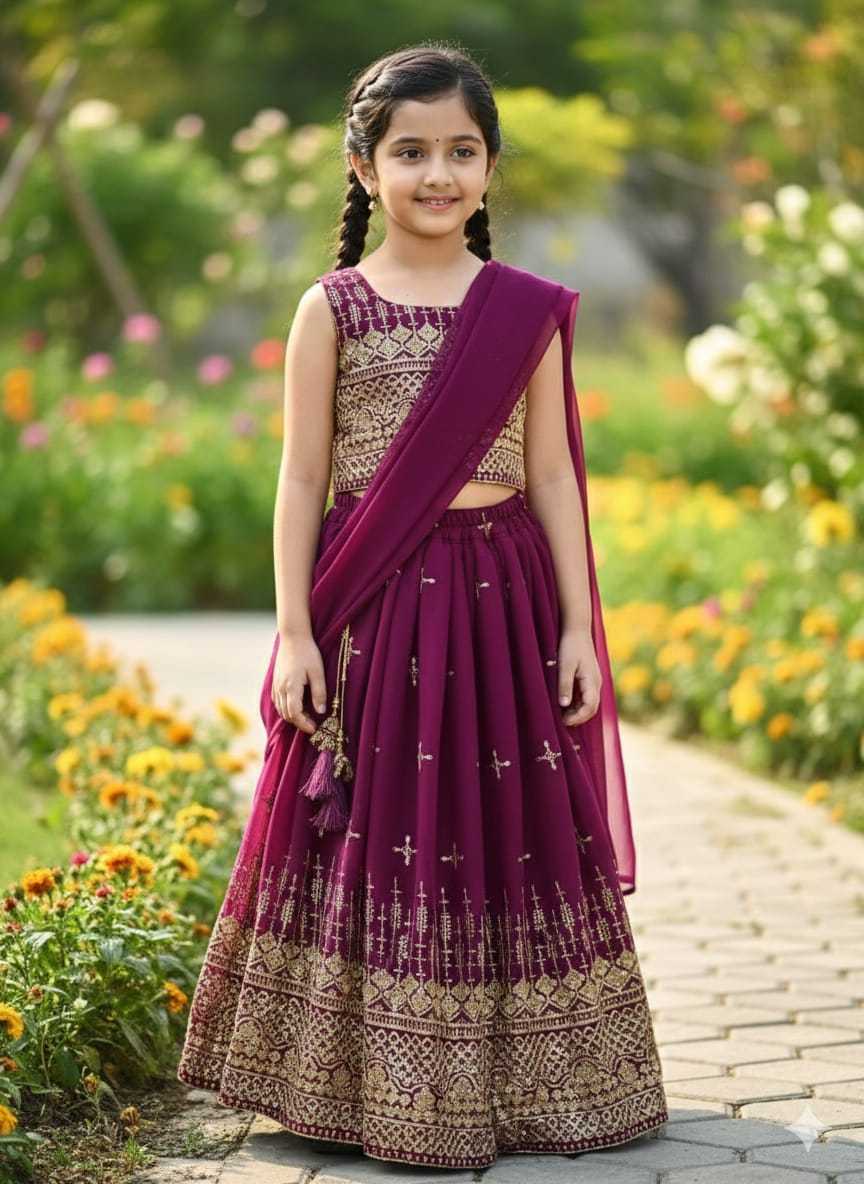 YNF Wholesale Blooming Kids Gown  | Surat Manufacturer