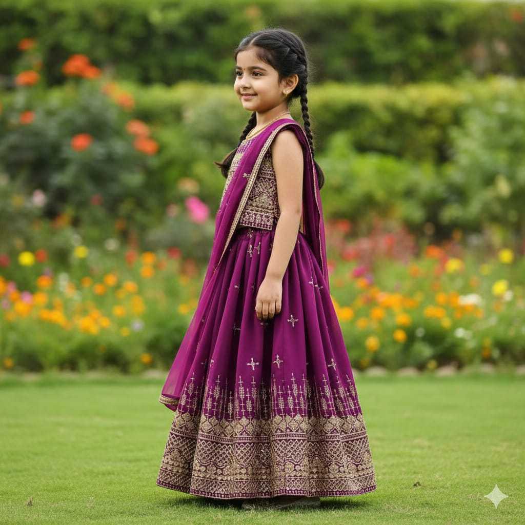 YNF Wholesale Blooming Kids Gown  | Surat Manufacturer