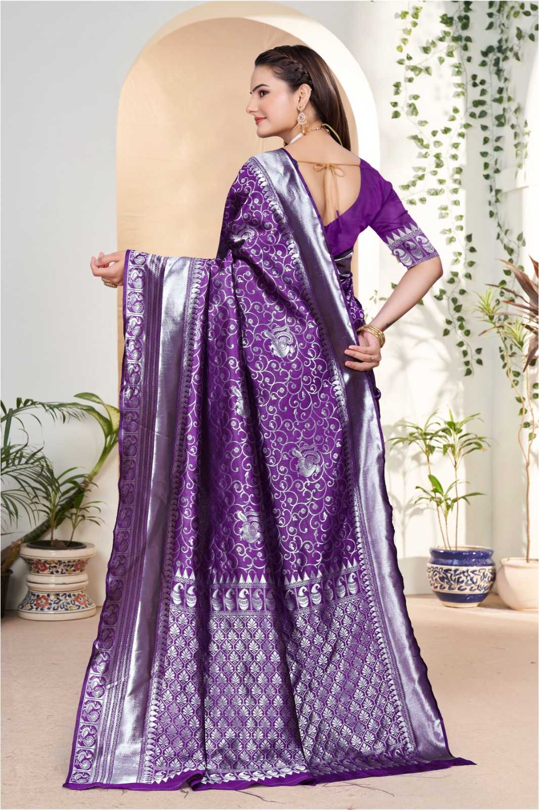YNF Wholesale Lichi Silk Banarasi Silk Sarees  | Surat Manufacturer