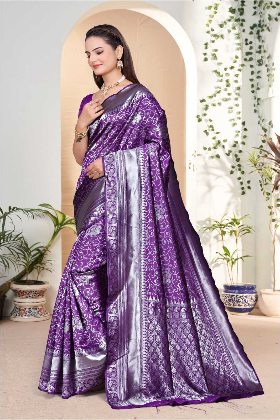 YNF Wholesale Lichi Silk Banarasi Silk Sarees  | Surat Manufacturer