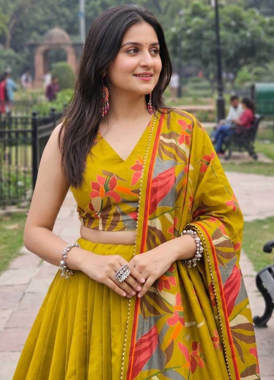 YNF Wholesale Tussar Silk Fancy Lehenga  | Surat Manufacturer
